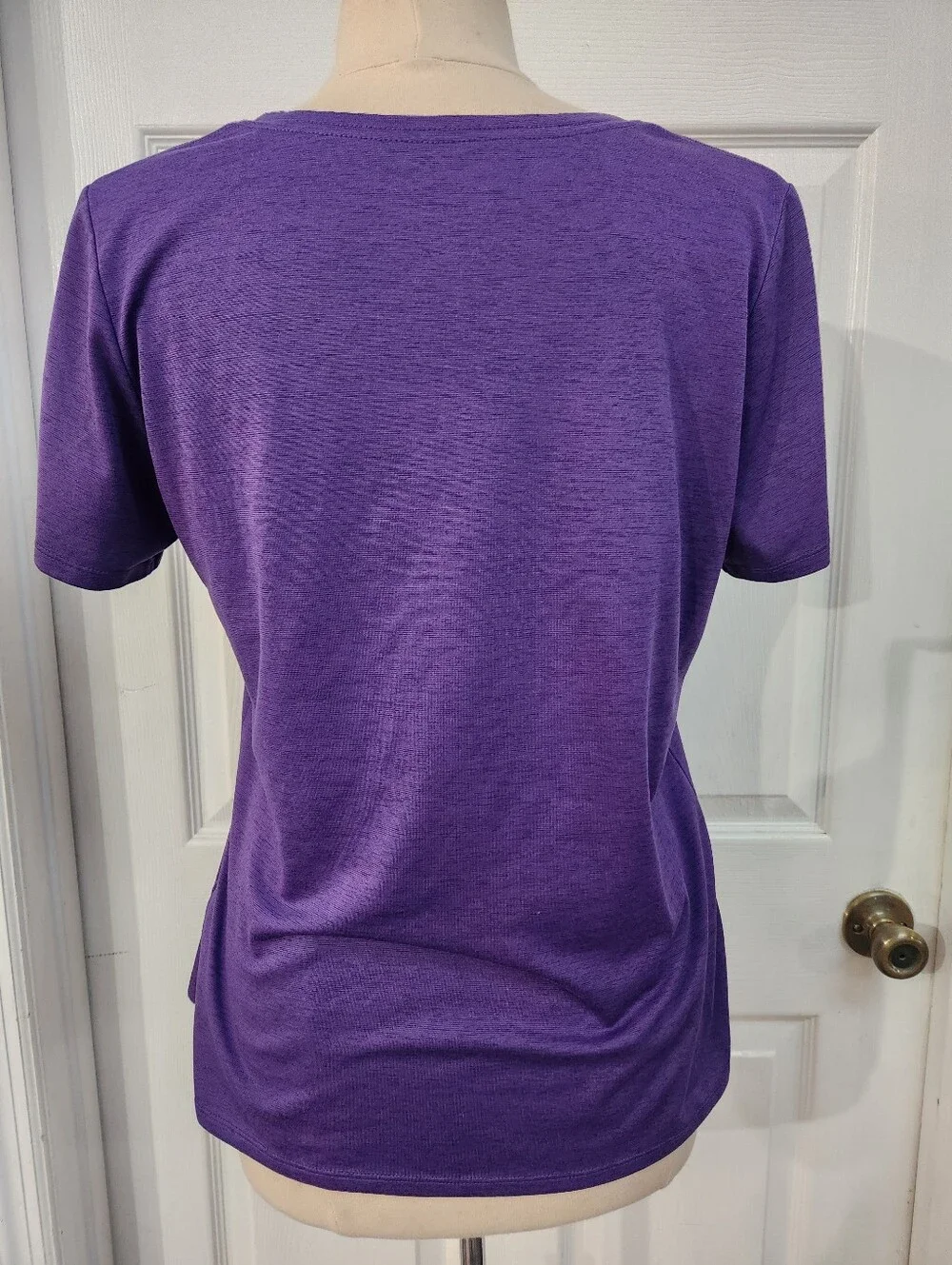 Minnesota Vikings Nike Dry Fit Purple V-Neck Womens Shirt